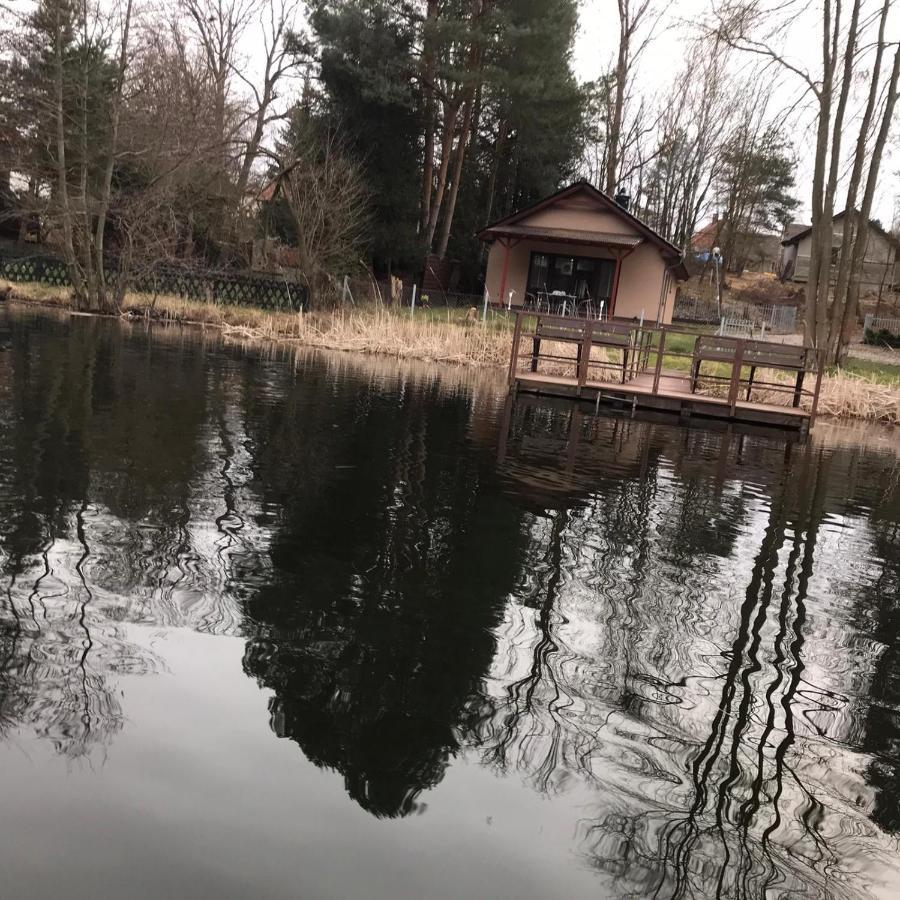 Urokliwy Domek Nad Brzegiem Jeziora Lubiatow  Экстерьер фото